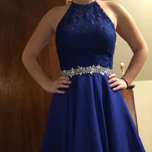 Alyce Royal Blue Size 4 Dress